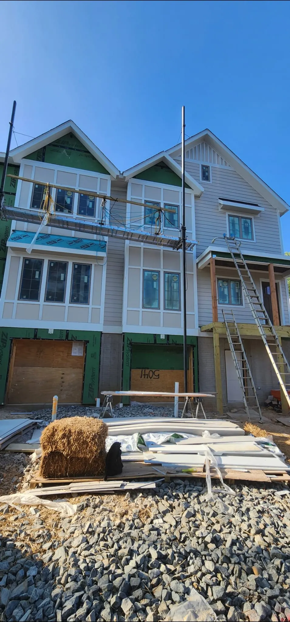 Three-story townhouse construction — Eagle Remodeling Services
