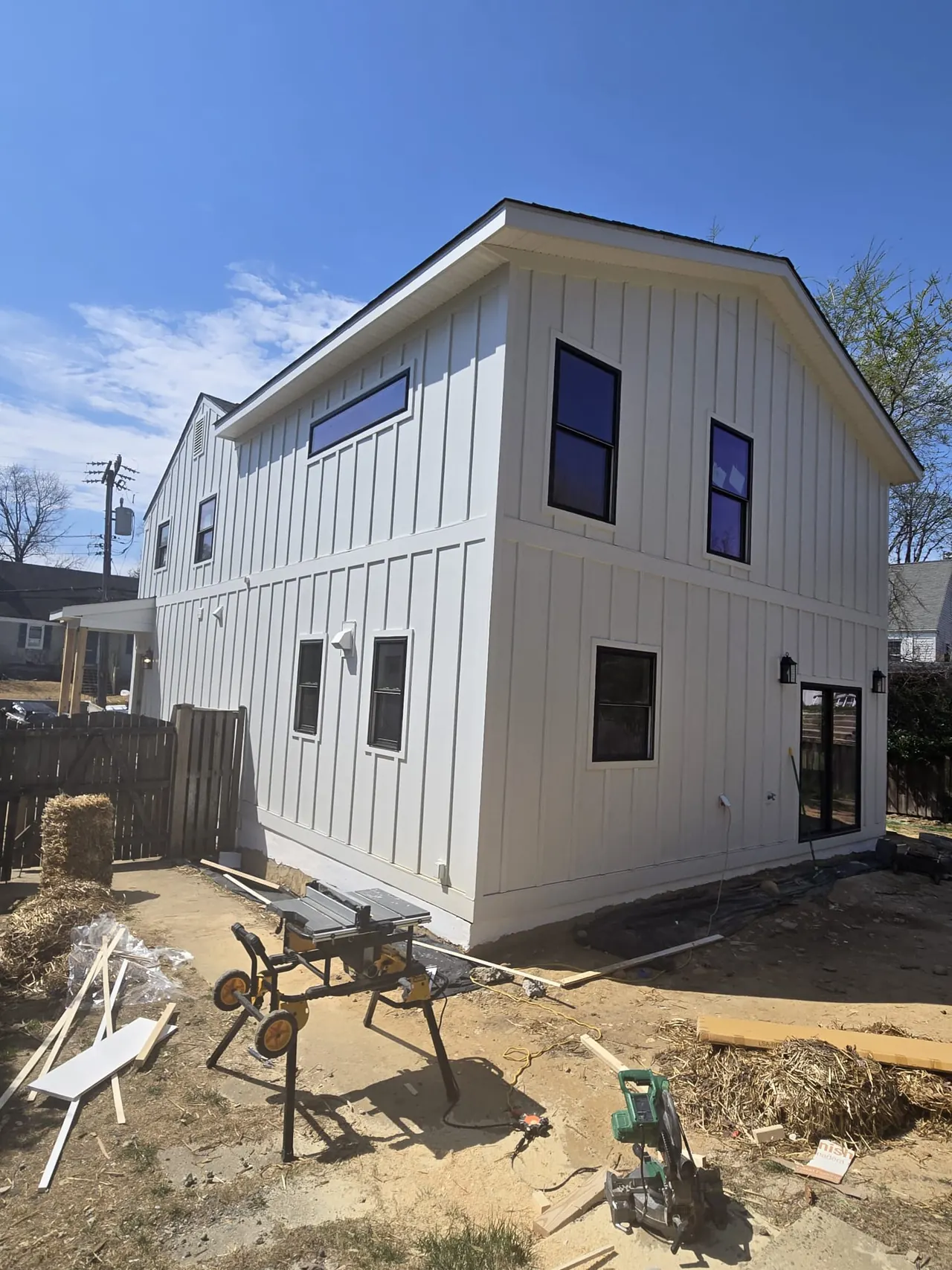 Board-and-batten home addition — Eagle Remodeling Services