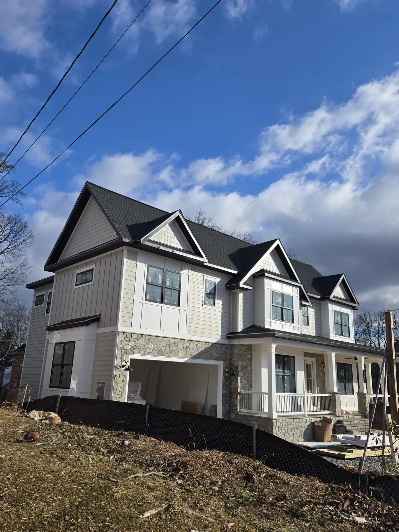 Craftsman with stone foundation — Eagle Remodeling Services