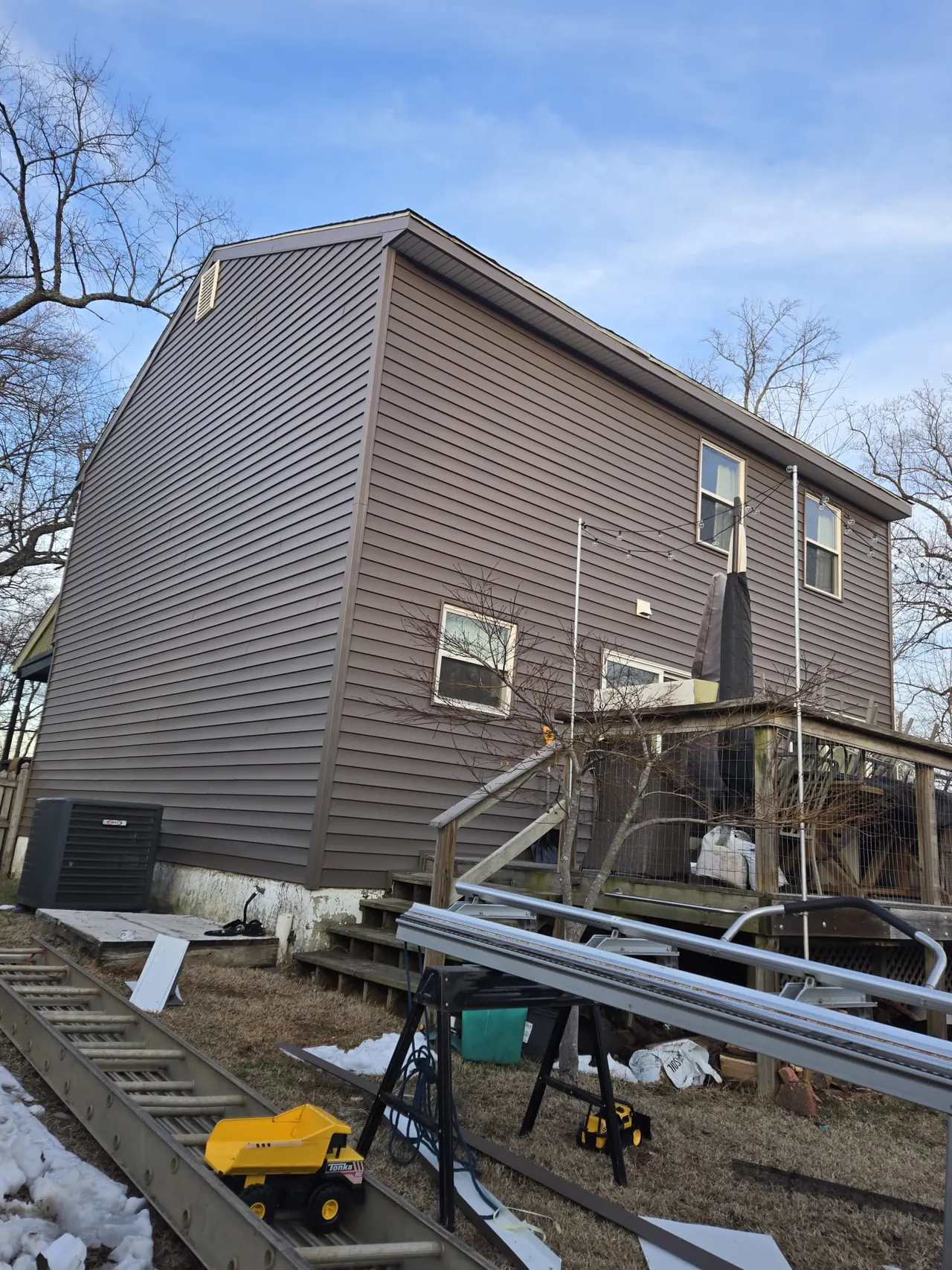 Rear elevation siding refresh — Eagle Remodeling Services